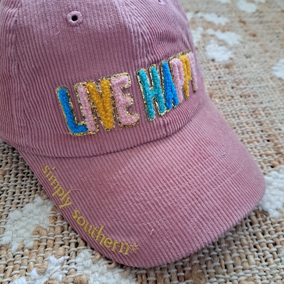 SS Baseball Cap Live Happy NWT - Picture 2 of 6
